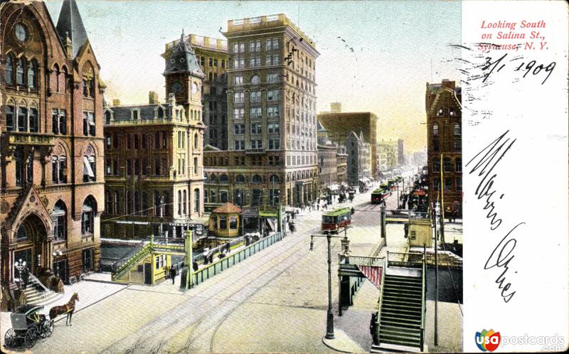 Looking South on Salina Street