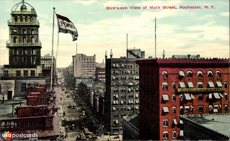 Bird´s eye view of Main Street