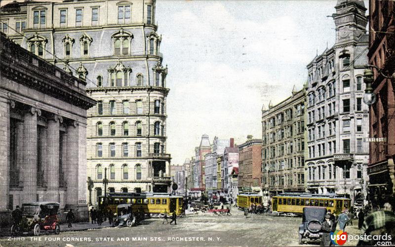 The Four Corners, State and Main Streets