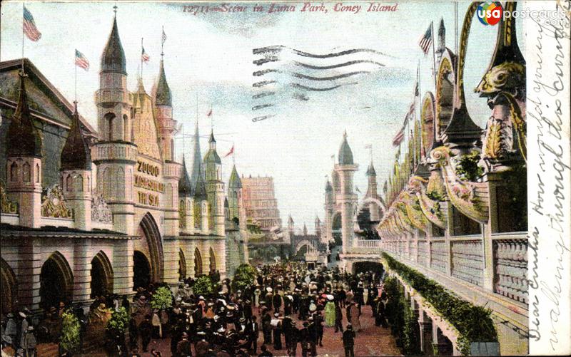 Scene in Luna Park