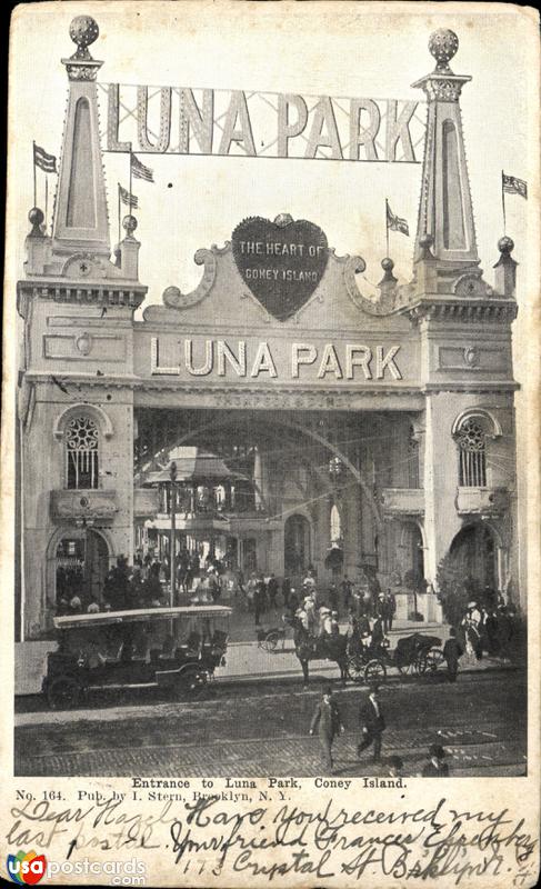 Pictures of Coney Island, New York, United States: Entrance to Luna Park