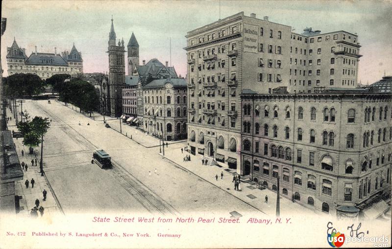 Pictures of Albany, New York, United States: State Street West, from North Pearl Street