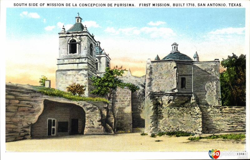 South Side of Mission de la Concepcion de Purisima