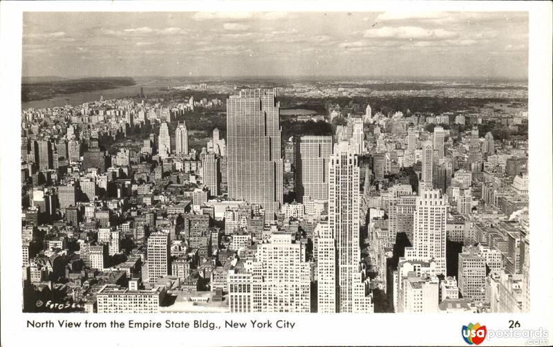 North view from the Empire State Building