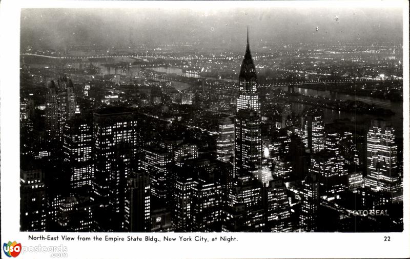 Northeast view from the Empire State Building