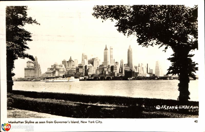 Manhattan Skyline as seen from Governor´s Island