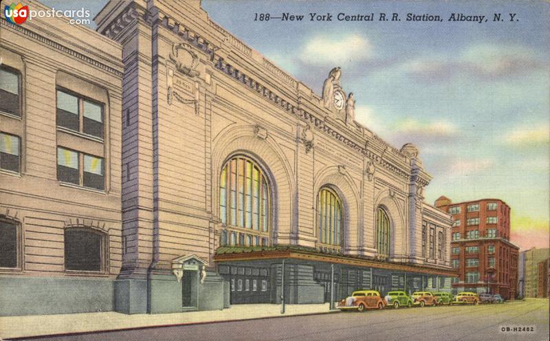 Pictures of Albany, New York, United States: New York Central Railroad Station