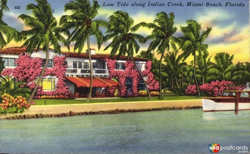 Low tide along Indian Creek