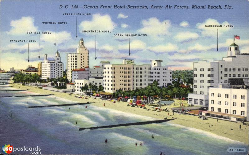 Ocean Front Hotel Barracks, Army Air Forces