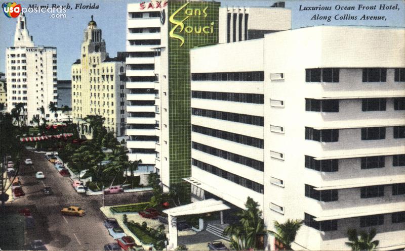 Ocean Front Hotel, along Collins Avenue