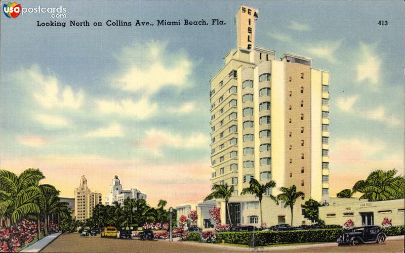 Looking North on Collins Avenue