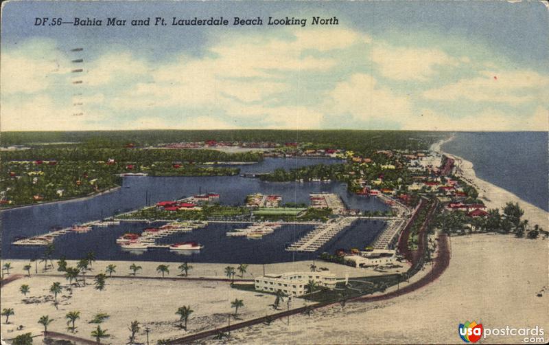 Bahia Mar and Ft. Lauderdale Beach looking North