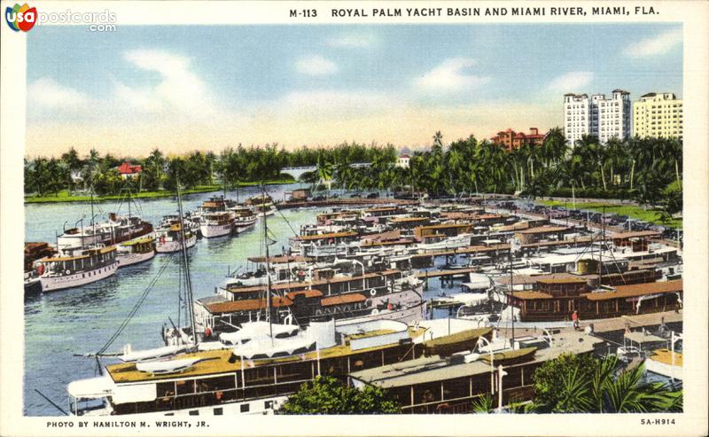 Royal Palm Yach Basin and Miami River