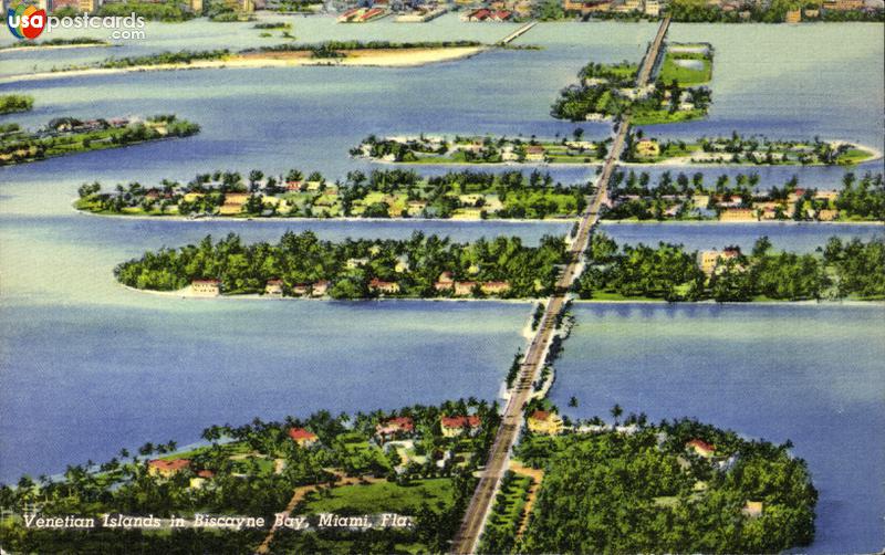 Venetian Islands in Biscayne Bay