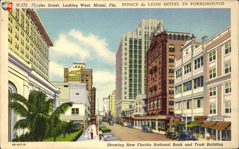 Flagler Street, looking West