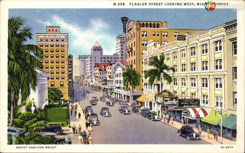 Flagler Street looking West