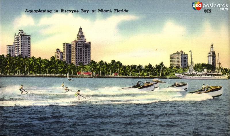 Aquaplaning on Biscayne Bay