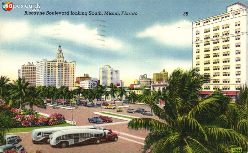 Biscayne Boulevard looking South