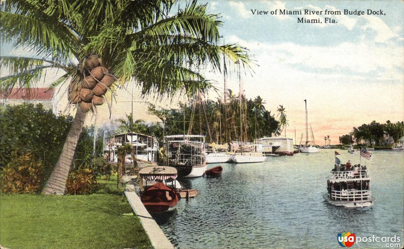 View of Miami River from Budge Dock