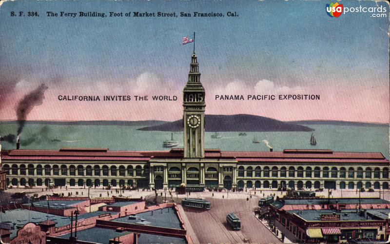 The Ferry Building, foot of Market Street