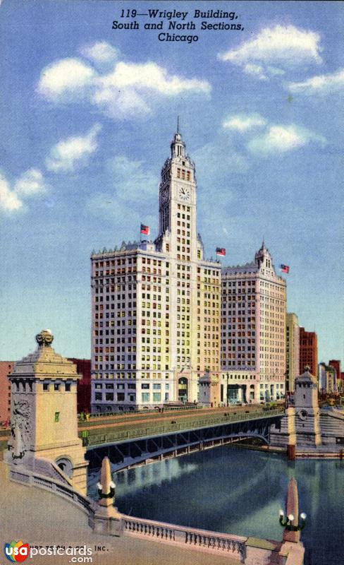 Wrigley Building South and North sections