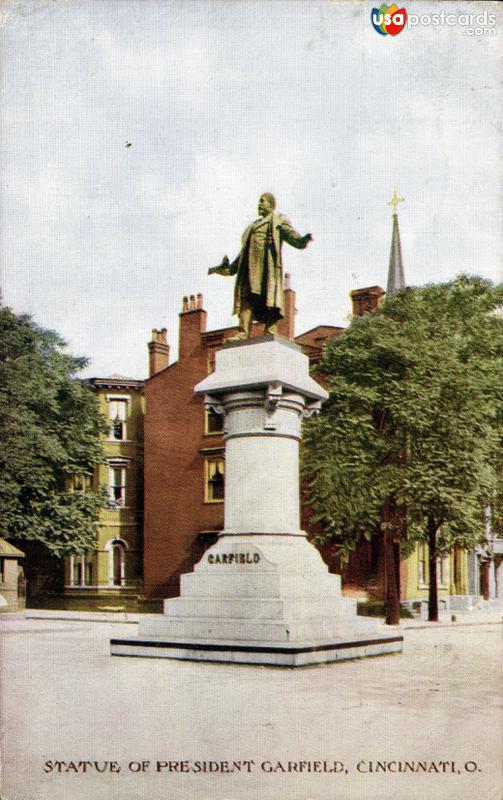 Statue of President Garfield