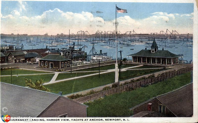 Government Landing, Harbor View, Yachts at Anchor