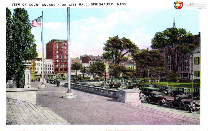 View of Court Square from City Hall