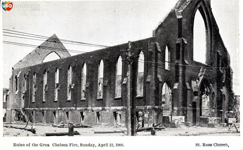 Ruins of the Great Chelsey Fire (April 12, 1908)