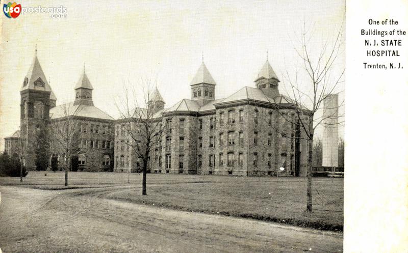 Pictures of Trenton, New Jersey, United States: One of the buildings of the New Jersey State Hospital