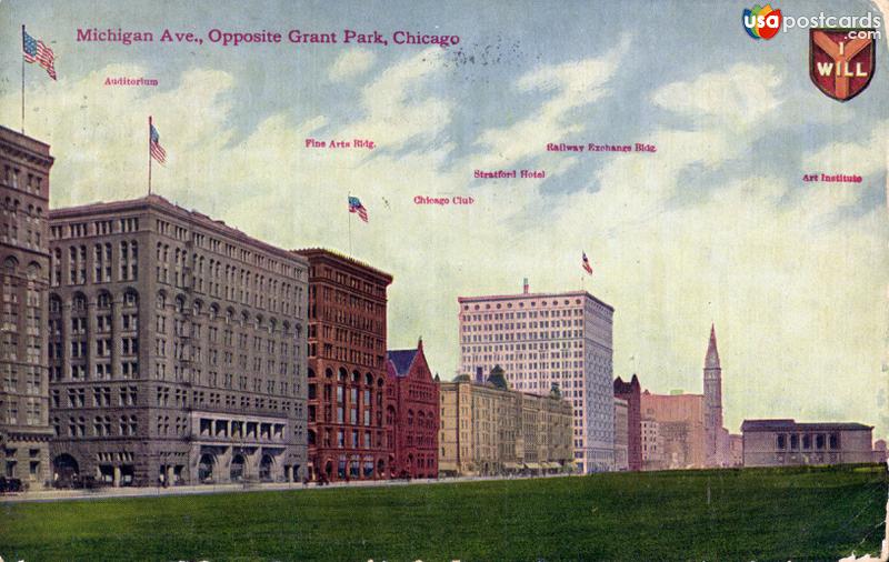 Michigan Avenue, opposite Grant Park