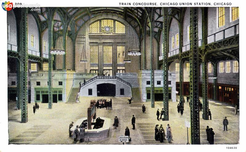 Train concourse, Chicago Union Station