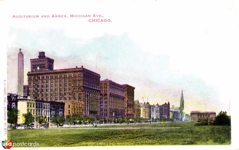 Auditorium and Annex, Michigan Avenue