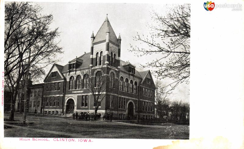 Pictures of Clinton, Iowa, United States: High School