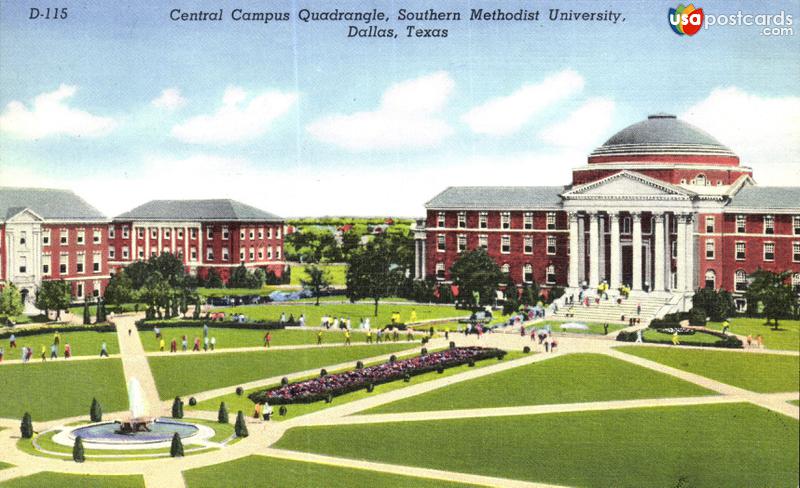 Central Campus Quadrangle, Southern Methodist University