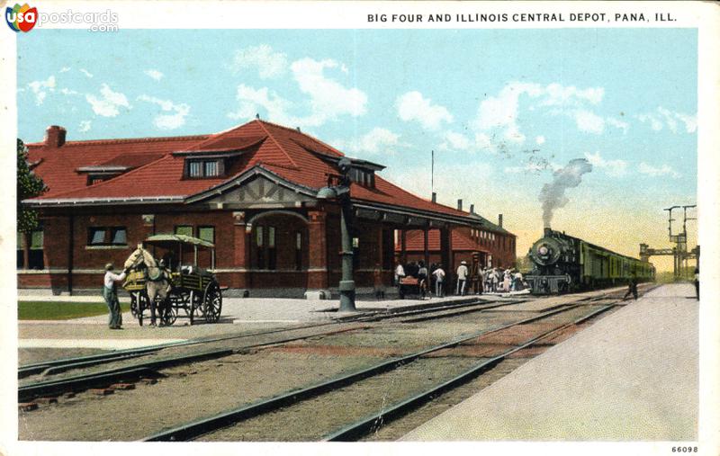 Big Four and Illinois Central Depot