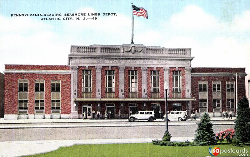 Pictures of Atlantic City, New Jersey, United States: Pennsylvania-Reading Seashore Lines Depot