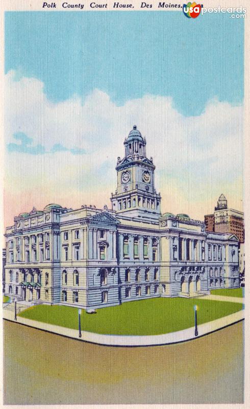 Pictures of Des Moines, Iowa, United States: Polk County Court House