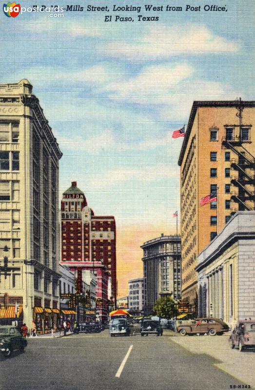 Mills Street, looking West from Post Office