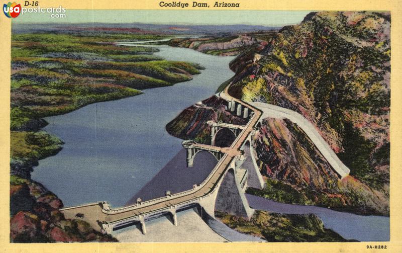 Pictures of Coolidge Dam, Arizona: Coolidge Dam