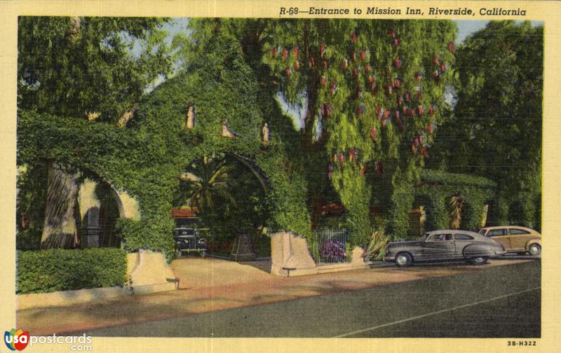 Pictures of Riverside, California: Entrance to Mission Inn