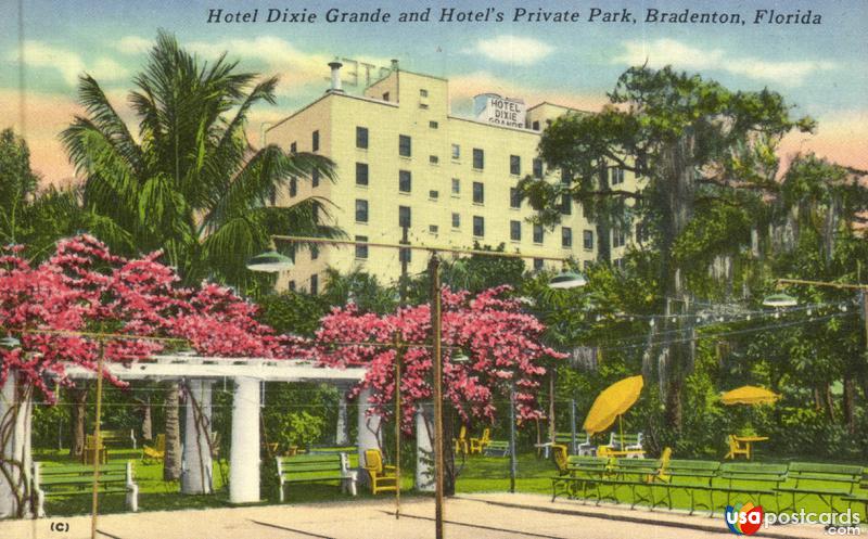 Pictures of Bradenton, Florida: Hotel Dixie Grande and Hotel´s Private Park