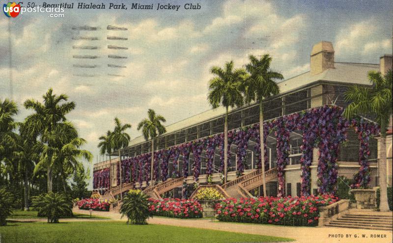 Pictures of Hialeah, Florida: Beautiful Hialeah Park, Miami Jockey Club