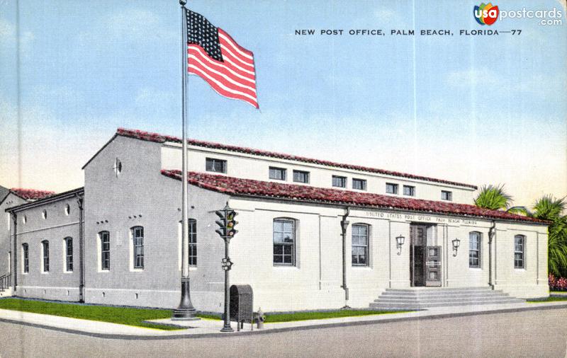 Pictures of Palm Beach, Florida: New Post Office