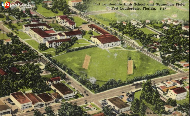 Pictures of Fort Lauderdale, Florida: Fort Lauderdale High School and Stranaham Field