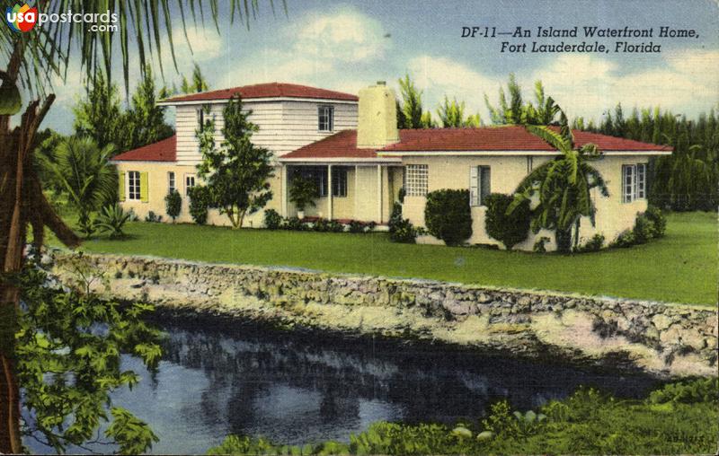 Pictures of Fort Lauderdale, Florida: An Island Waterfront Home