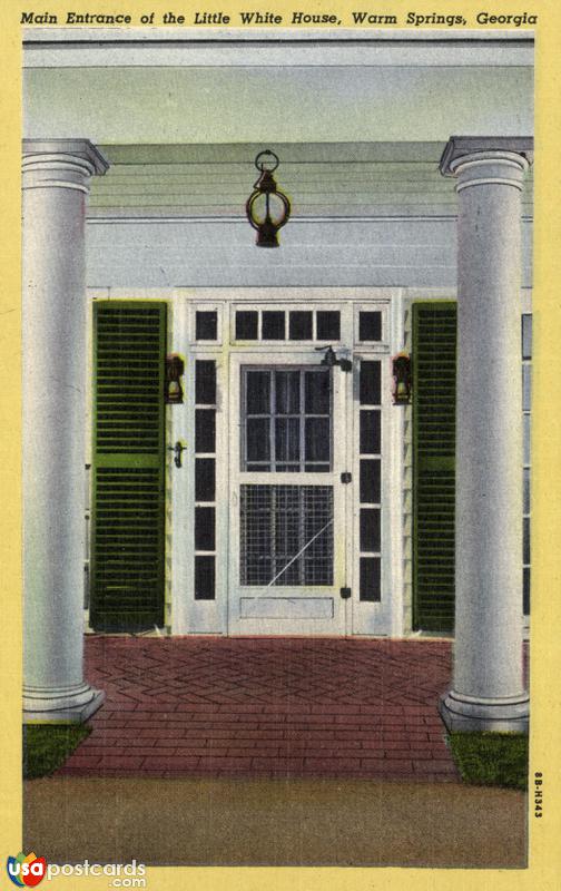 Pictures of Warm Springs, Georgia: Main Entrance of The Little White House