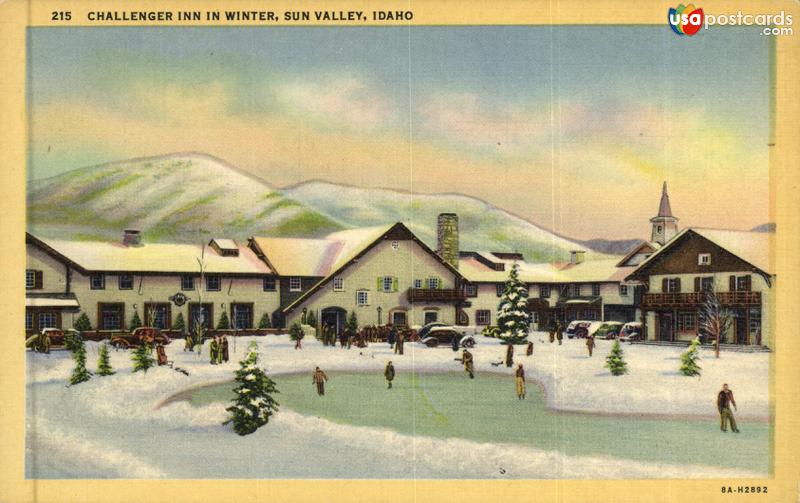 Pictures of Sun Valley, Idaho: Challenger Inn in Winter