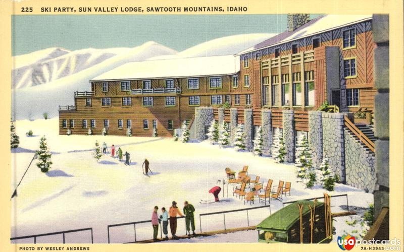 Pictures of Sun Valley, Idaho: Ski Party, Sun Valley Lodge