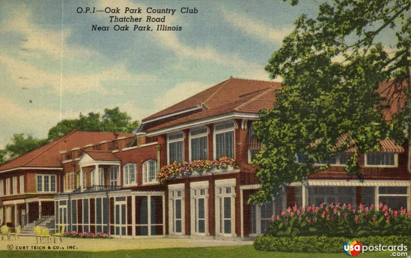 Pictures of Oak Park, Illinois: Oak Park Country Club. Thatcher Road